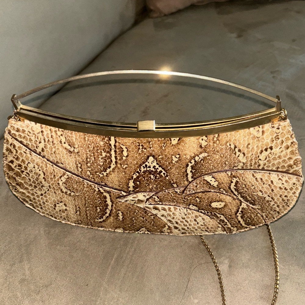 Structured Snakeskin purse - Picture 3 of 5